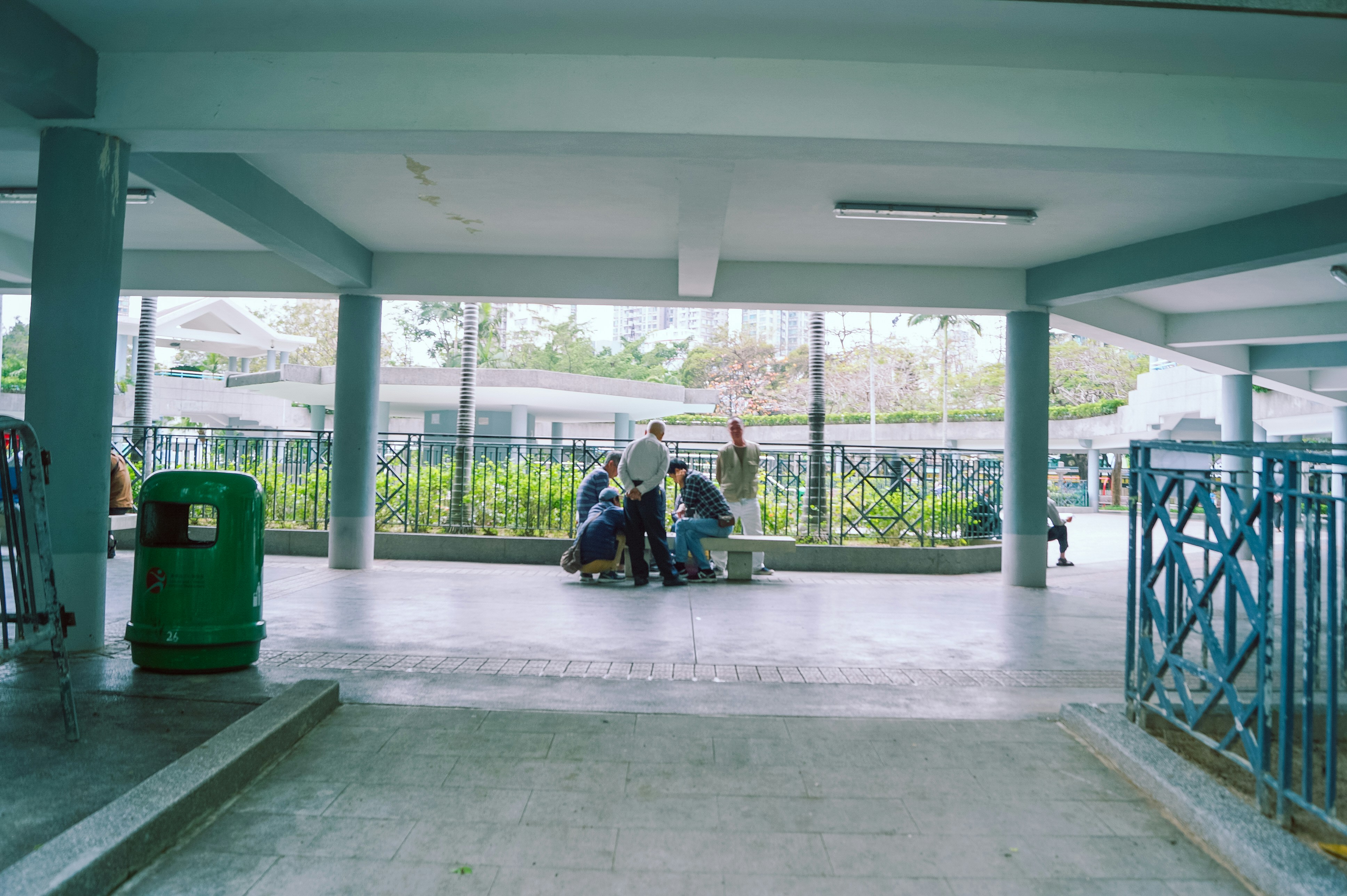 Sham Shui Po Park Elderly Playing Chinese Chess