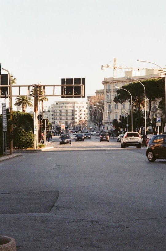 cars parked on the side of the road during daytime in Bari Italy