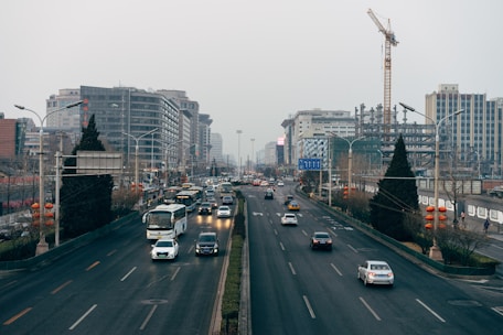 cars on road during daytime