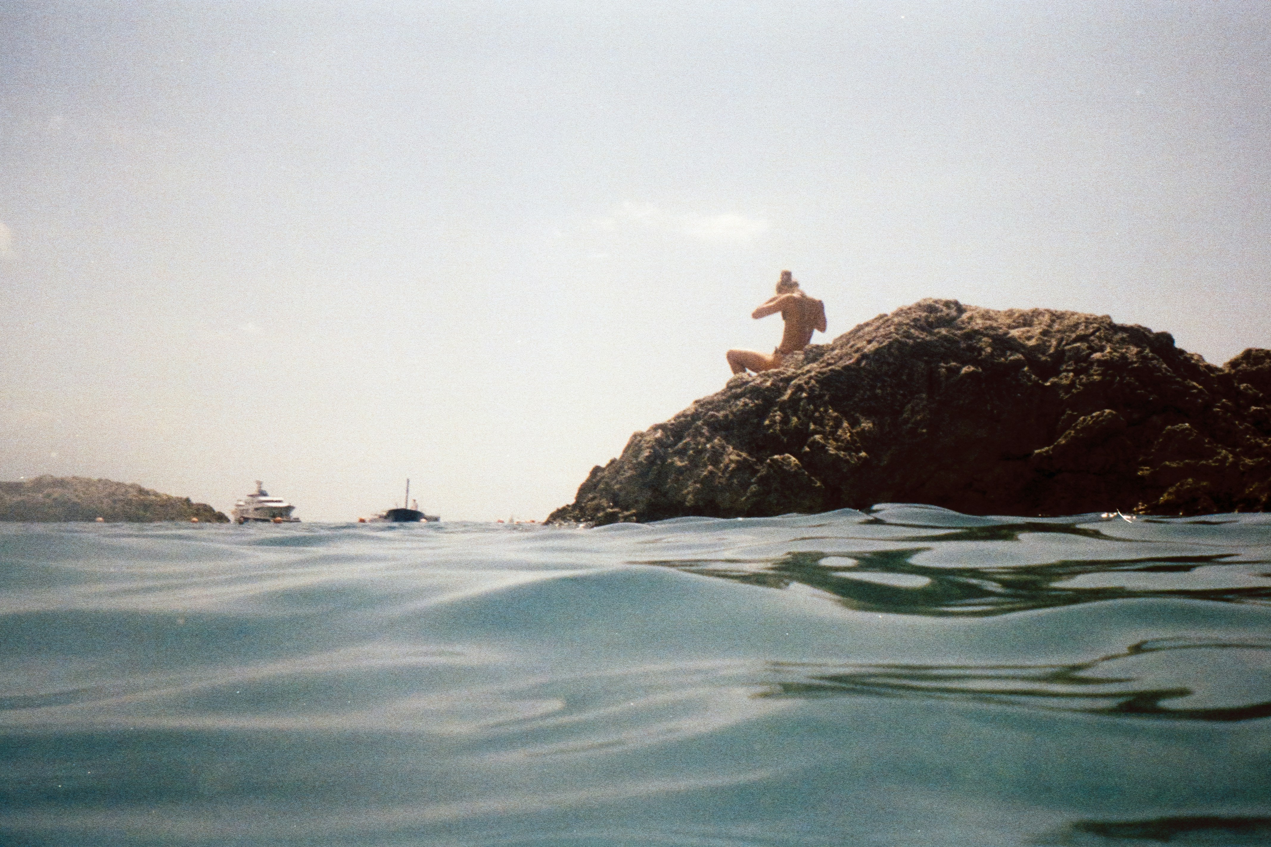 Disposable waterproof camera.