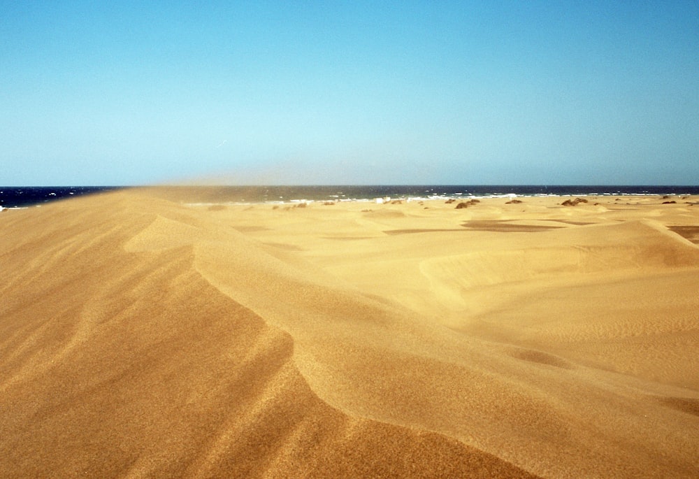 brown sand under blue sky during daytime