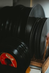 black and white ceramic plate