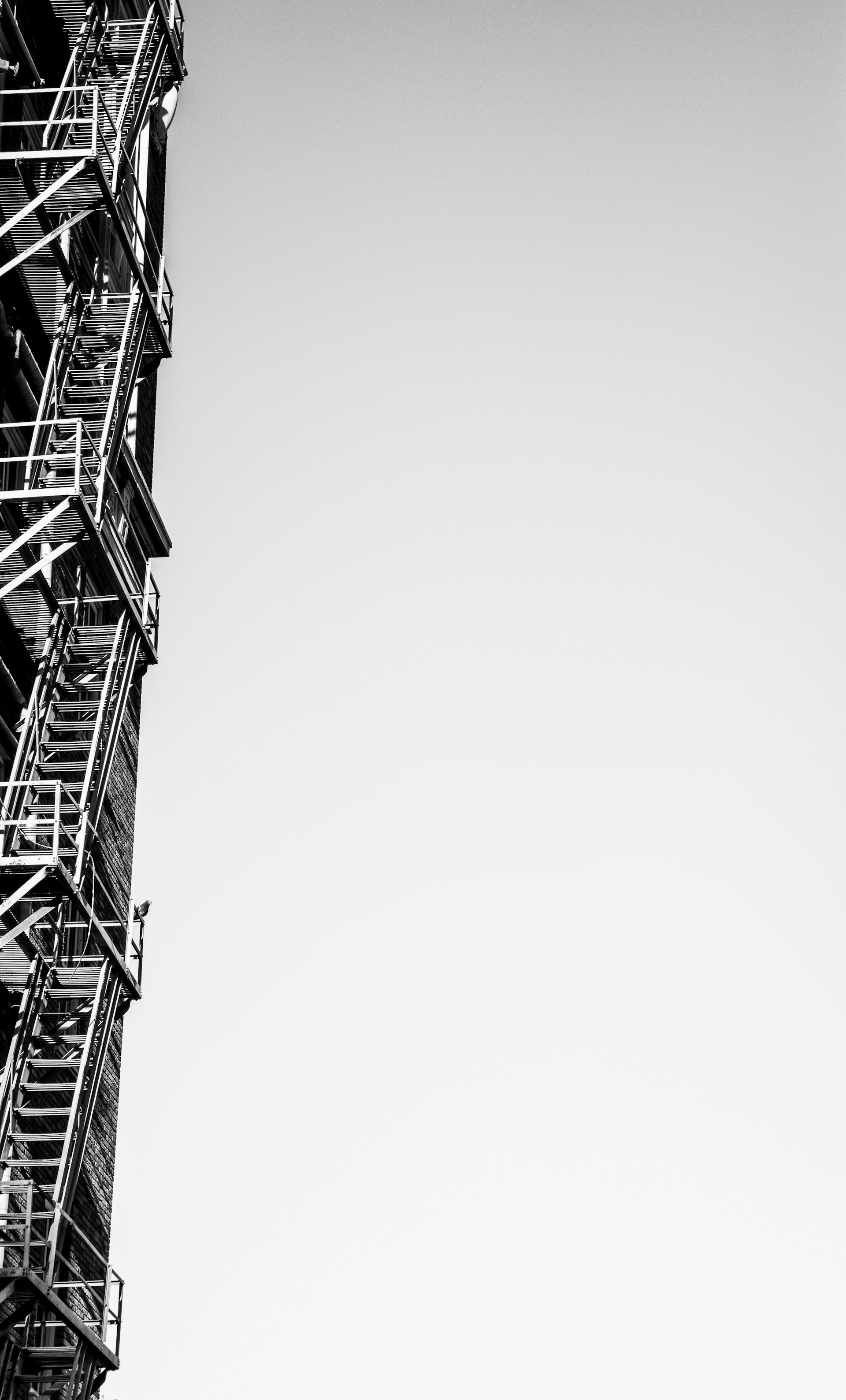 black metal tower under white sky