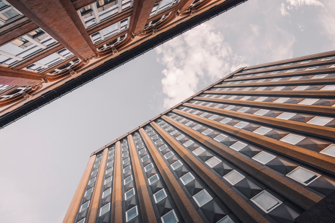 brown and white concrete building