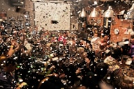 people gathering in a concert