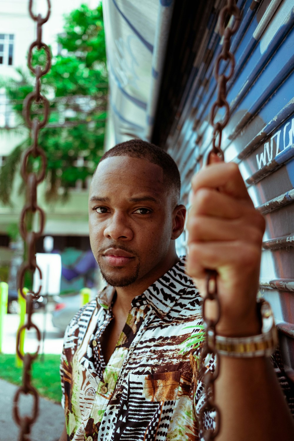 man in white and black button up shirt