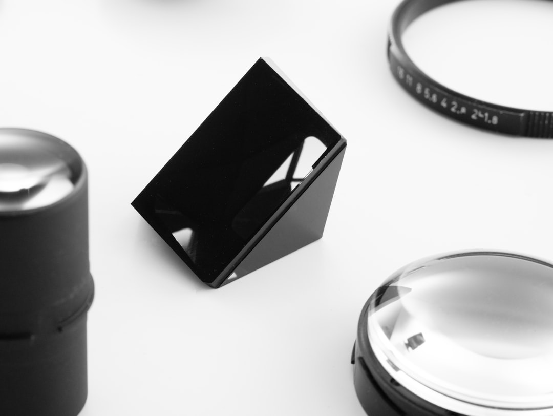 black and silver ring on white surface