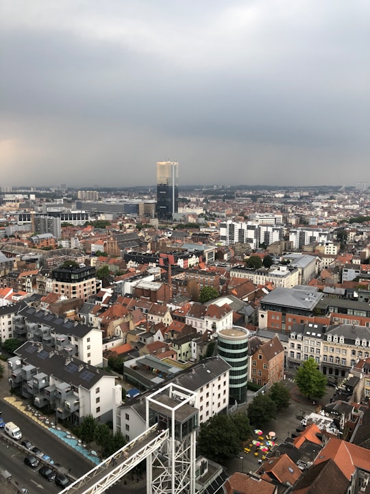 aerial view of city buildings during daytime in Place Poelaert - Poelaertplein Belgium