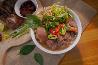 Bun Bo Hue soupe Vietnamienne
