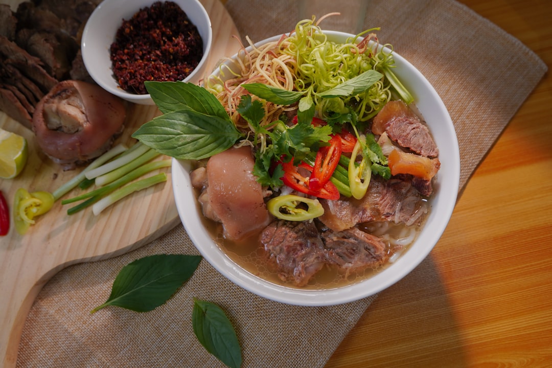 Bún Bò Huế - Spicy Vietnamese Beef & Pork Noodle Soup