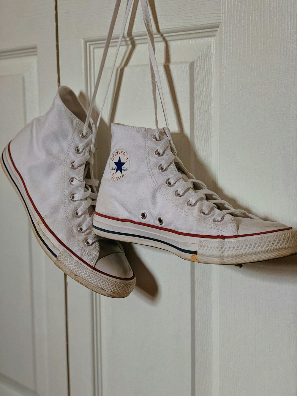 Sneakers alte Converse All Star bianche
