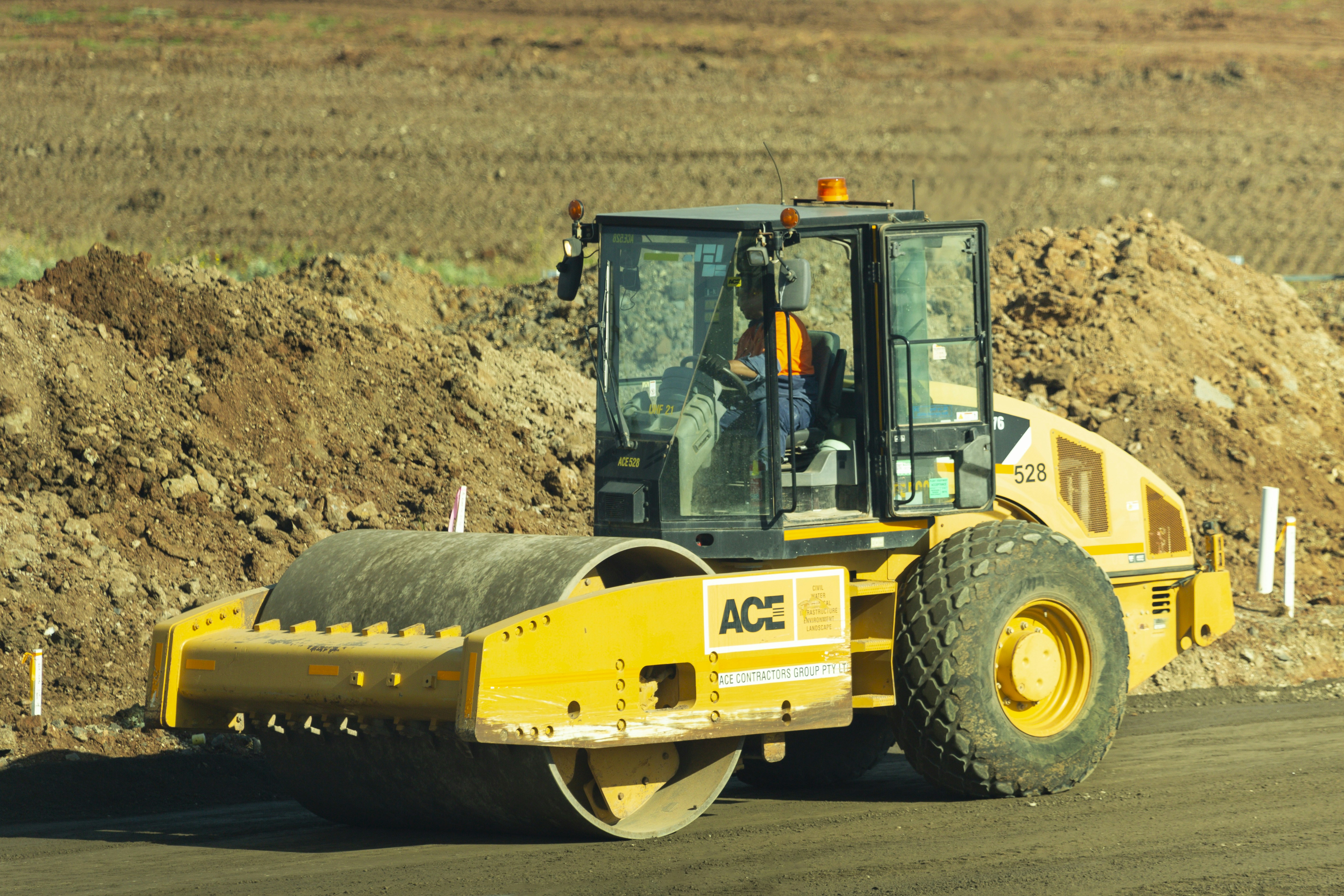 Roads construction site.