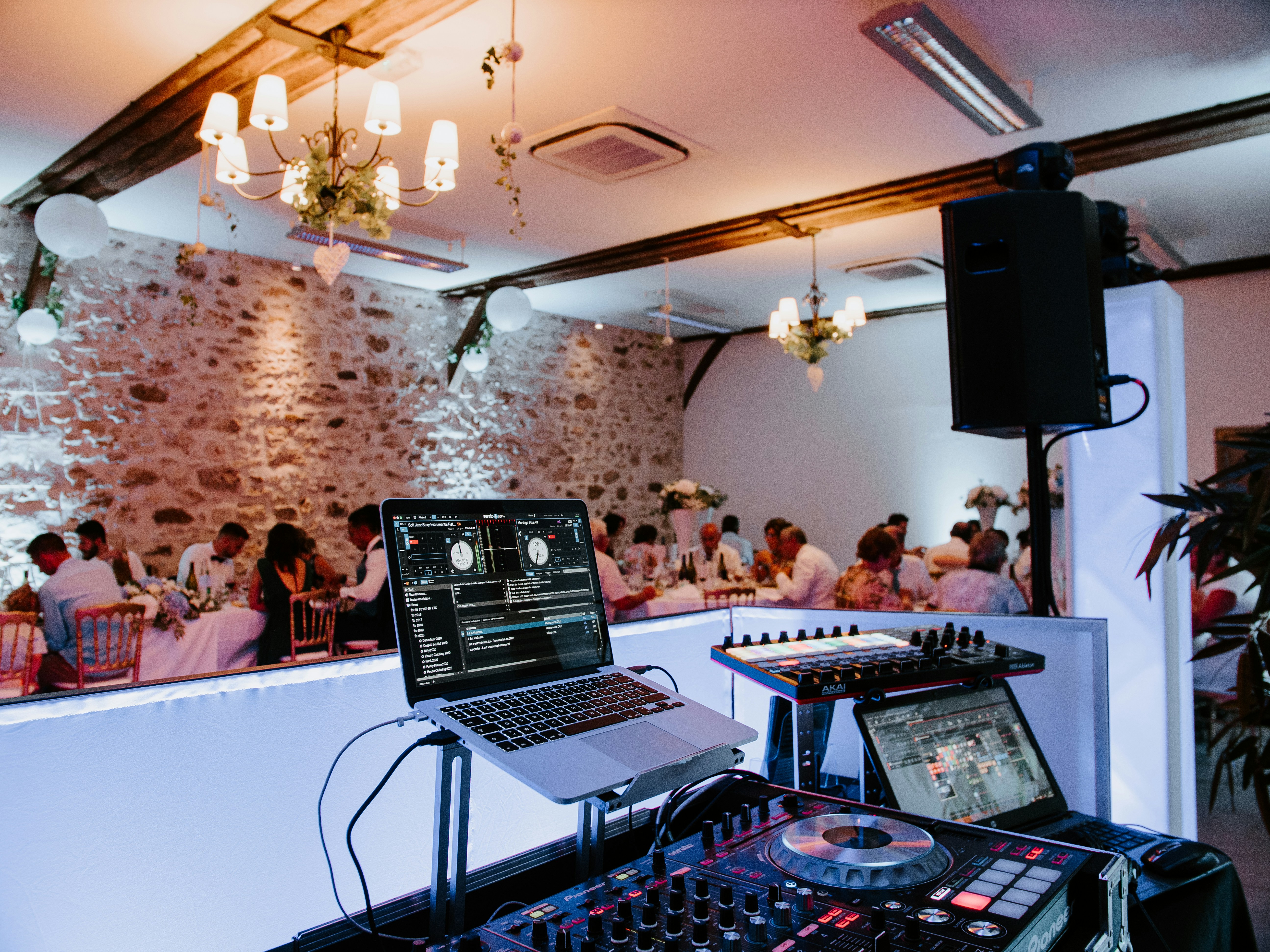 Comparison of small wedding, club, and corporate DJ lighting bundles side by side