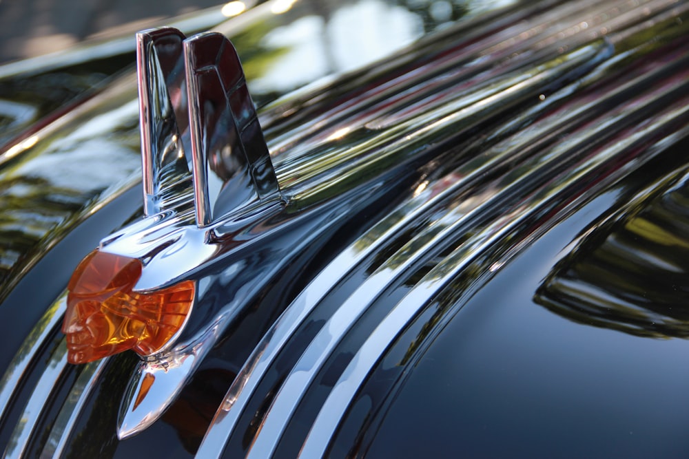 black and white car tail light