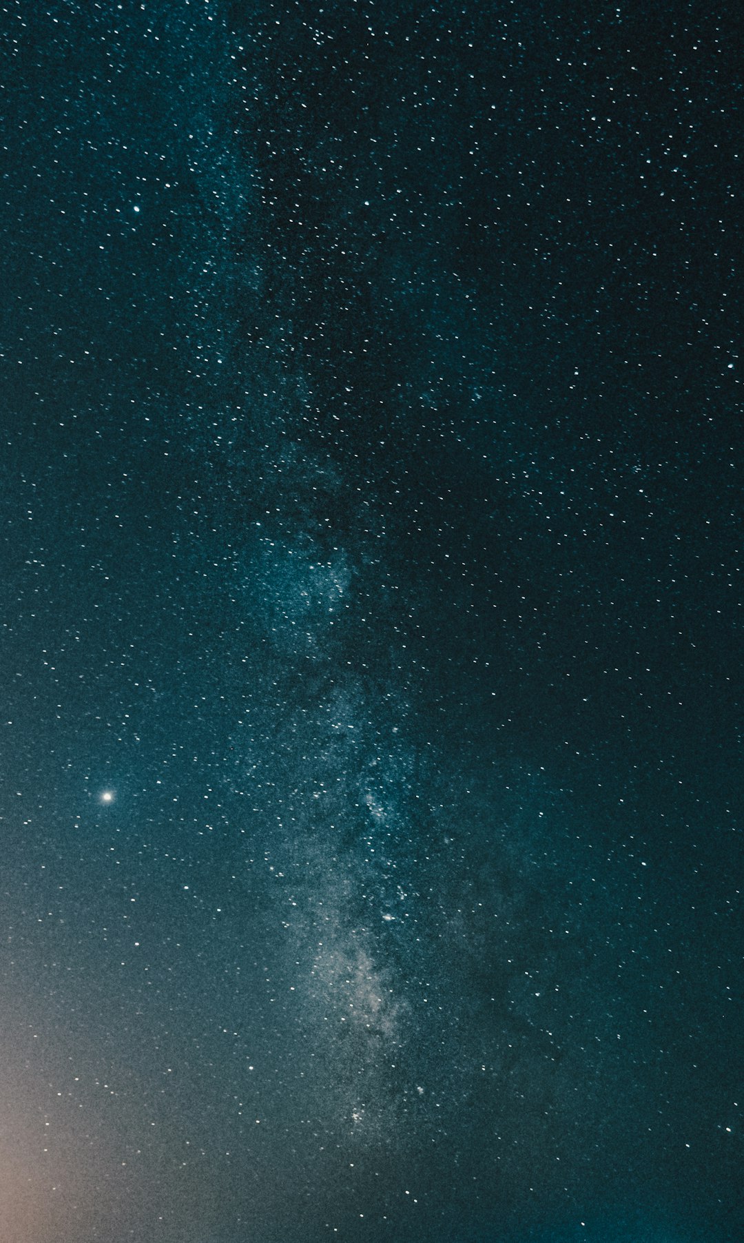 blue and white starry night sky