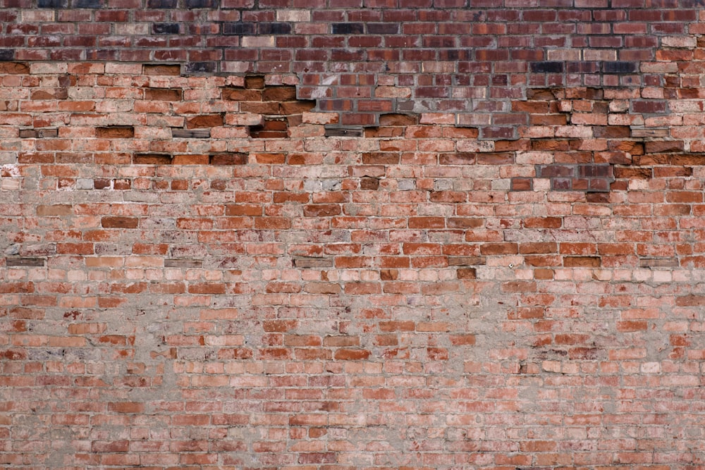 brown and white brick wall