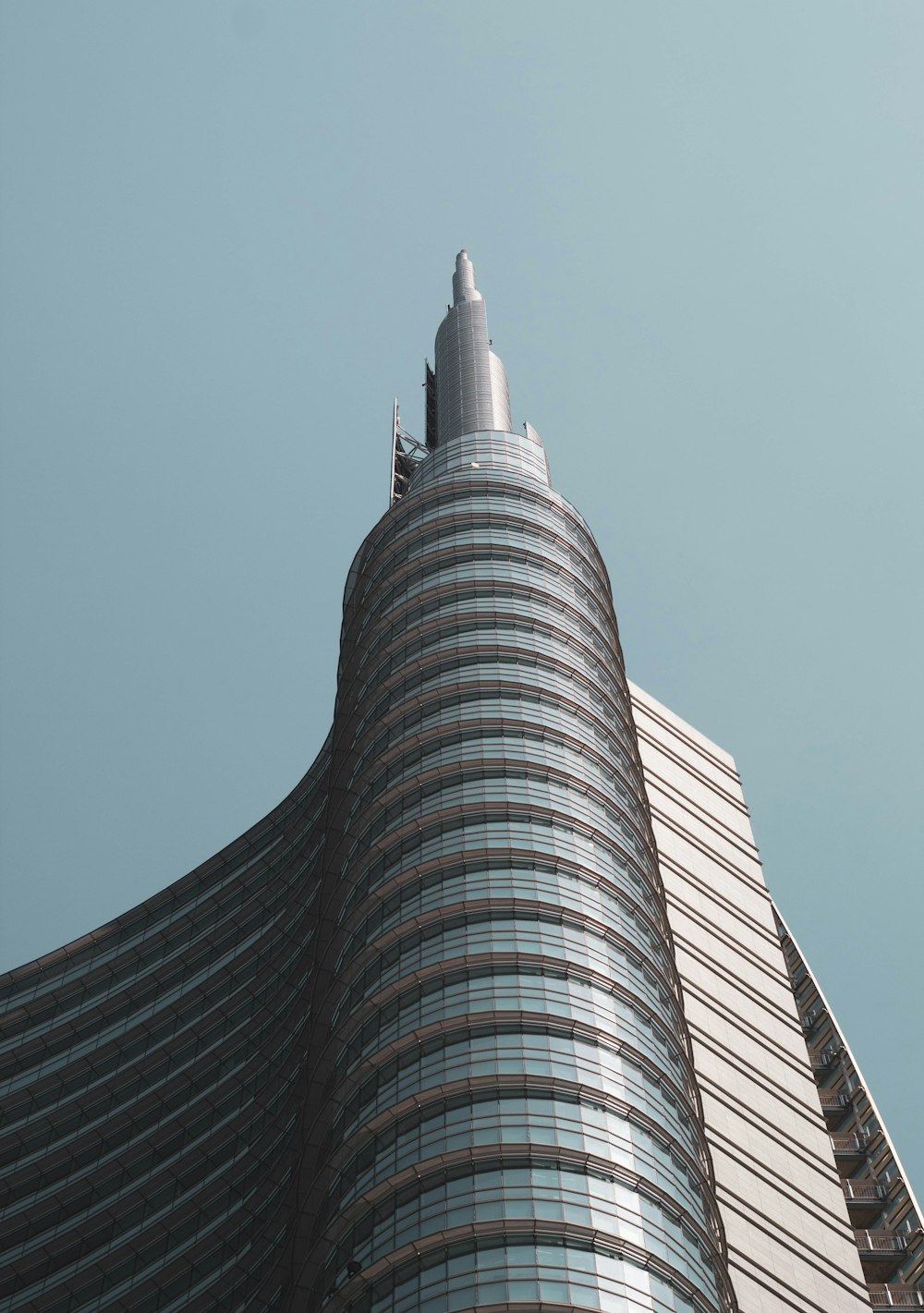 black and white concrete building