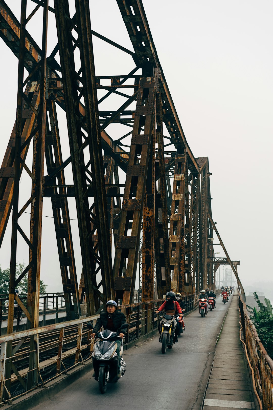 Suspension bridge photo spot Hanoi Vietnam