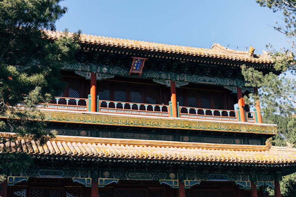 brown and white wooden building