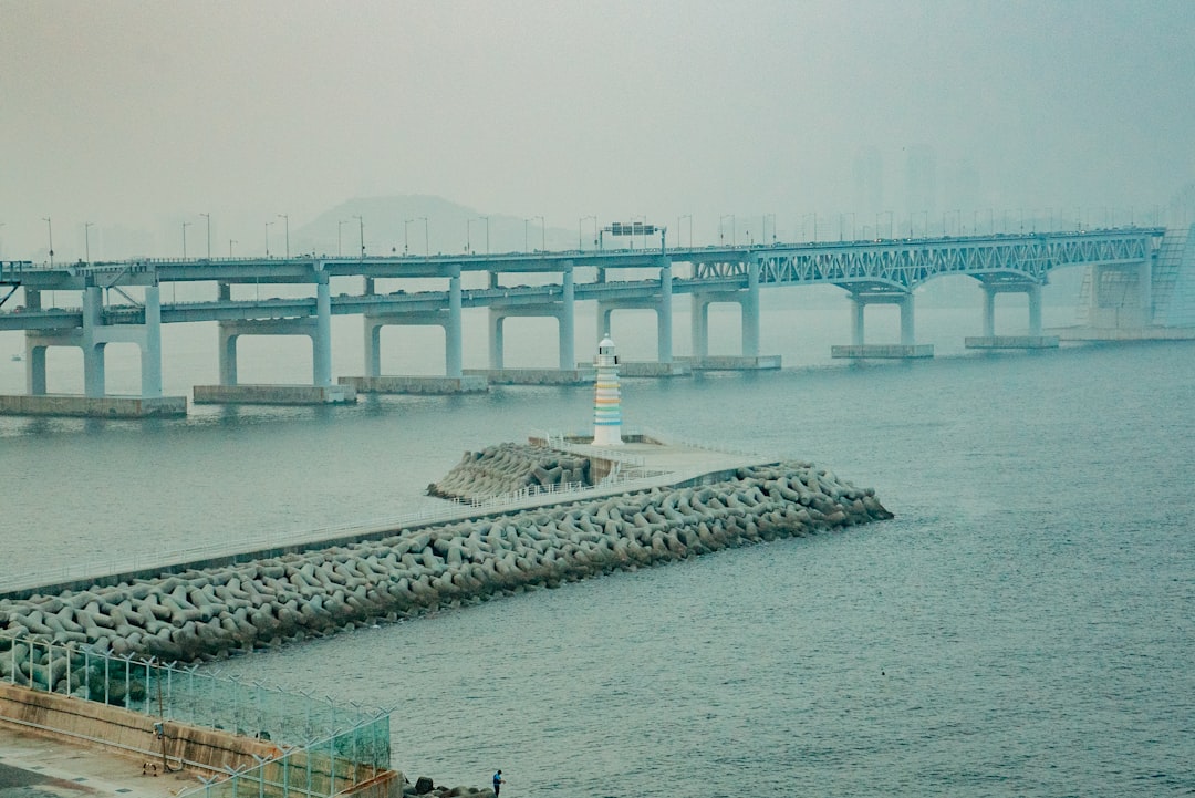 Suspension bridge photo spot Busan Gwangalli Beach