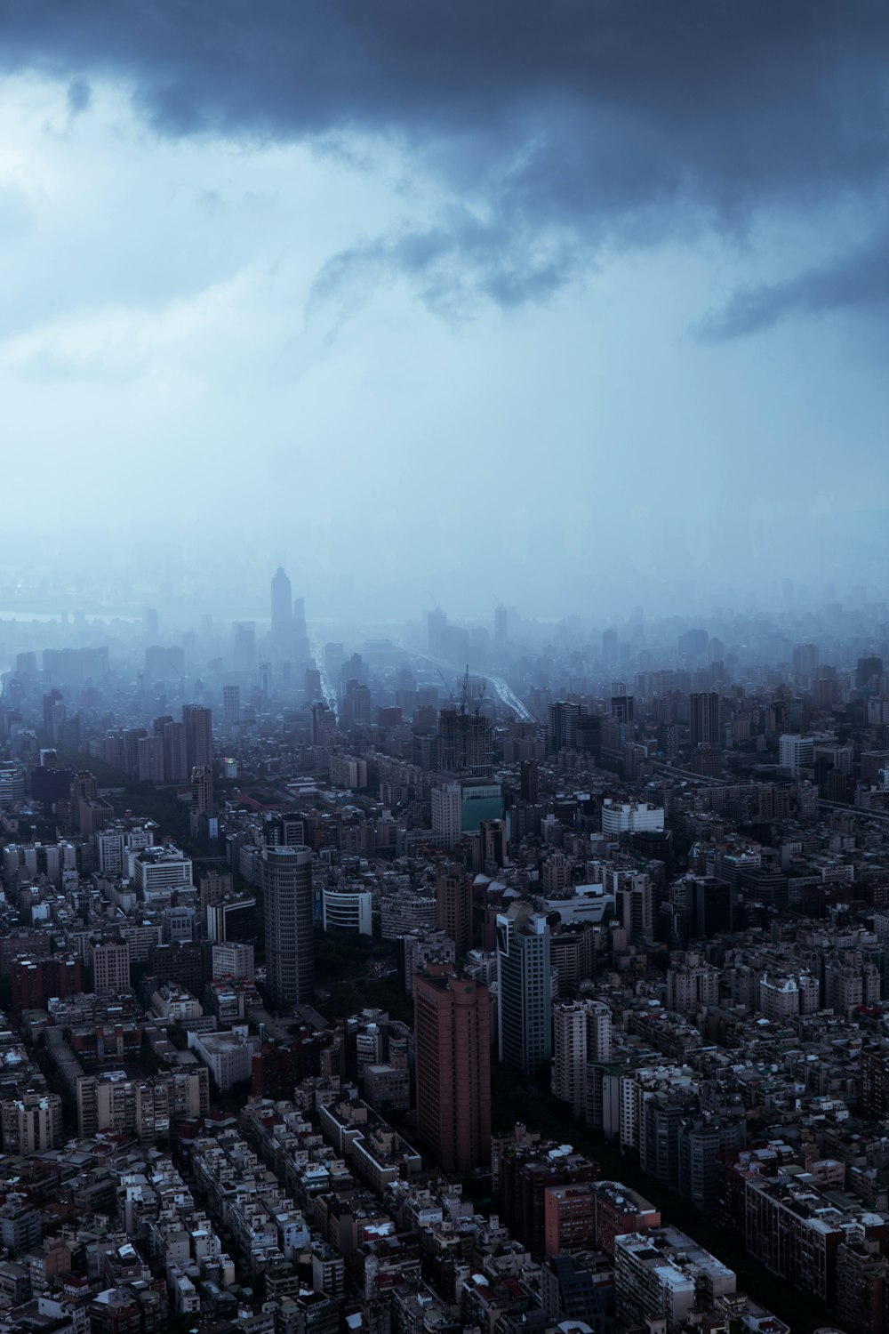 aerial view of city buildings during daytime