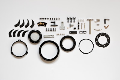 white and black electronic devices