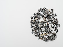 silver and gold round coins