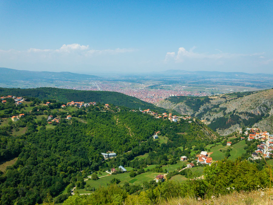 Prizren şehrinden bir görünüm