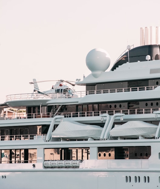 white and black cruise ship on sea during daytime