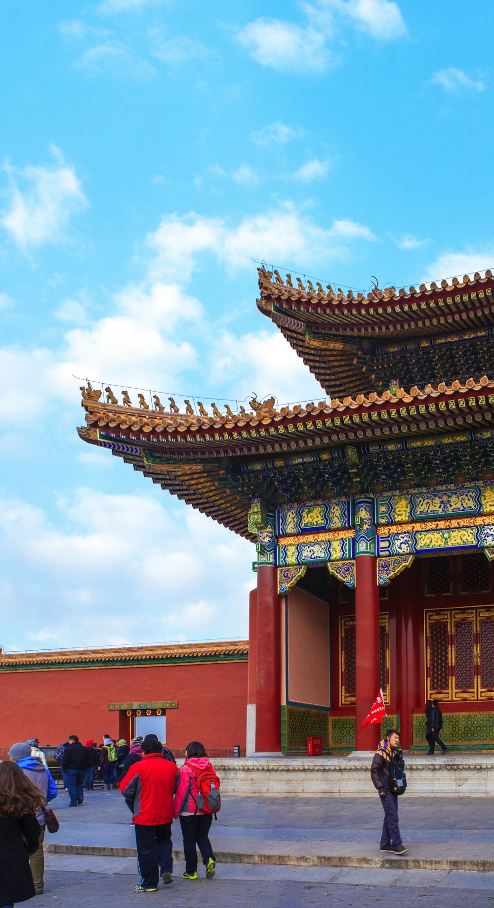 brown and green temple under blue sky during daytime