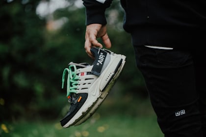 Person in black pants wearing gray and black nike air max 90 photo – Free  Melbourne vic Image on Unsplash