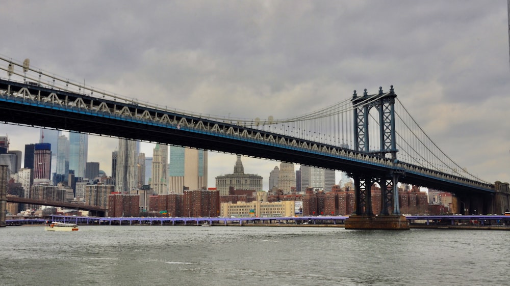 brown bridge over body of water during daytime