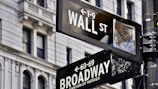 black and white street sign