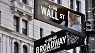 black and white street sign