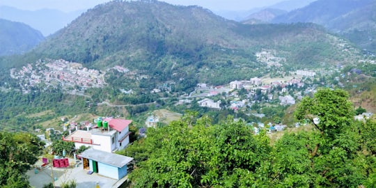 aerial view of city during daytime in Uttarakhand India