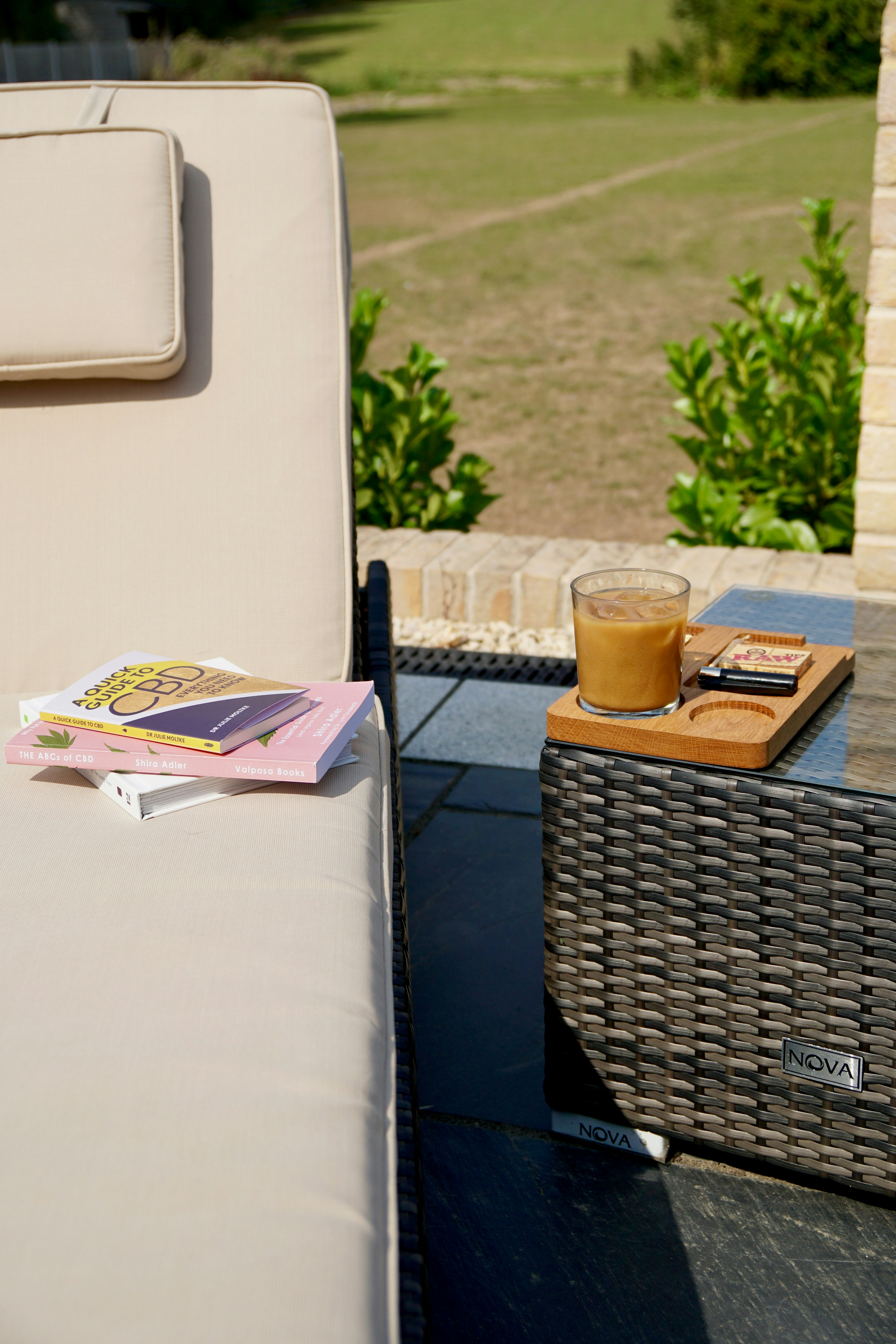 clear drinking glass on table