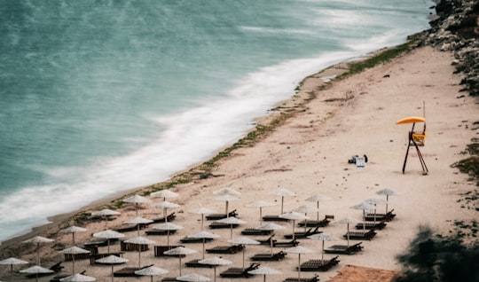 people on beach during daytime in Eforie Sud Romania