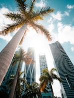 low angle photography of high rise building