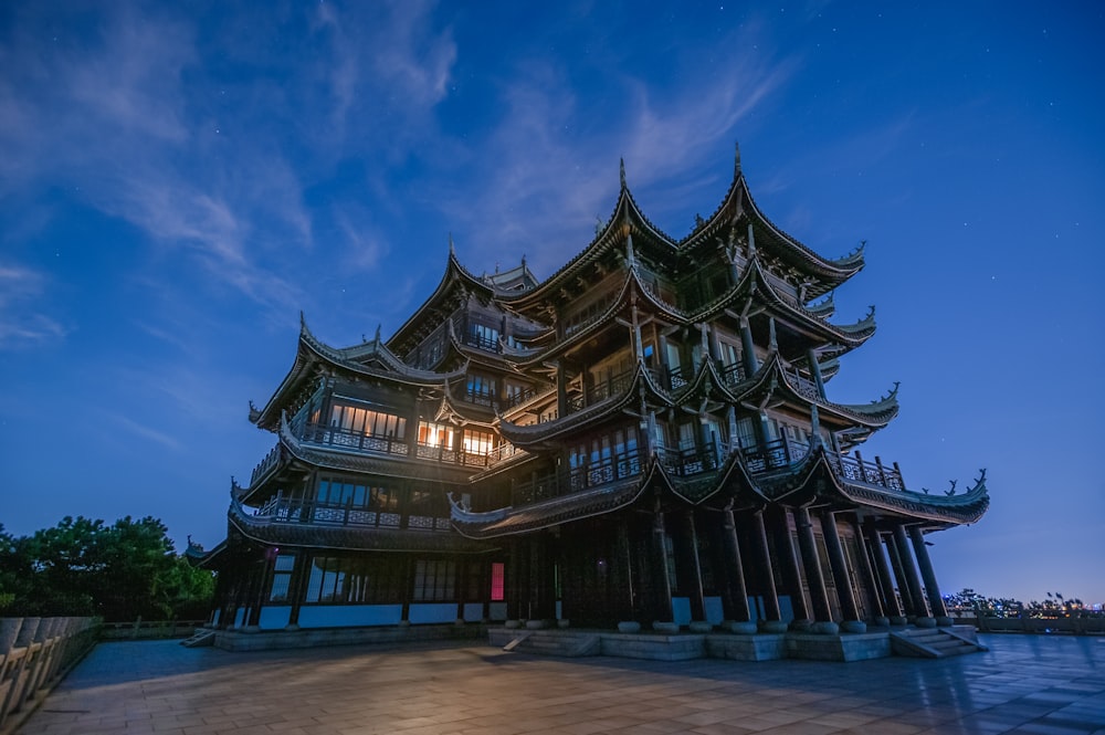 brown and black temple under blue sky during daytime