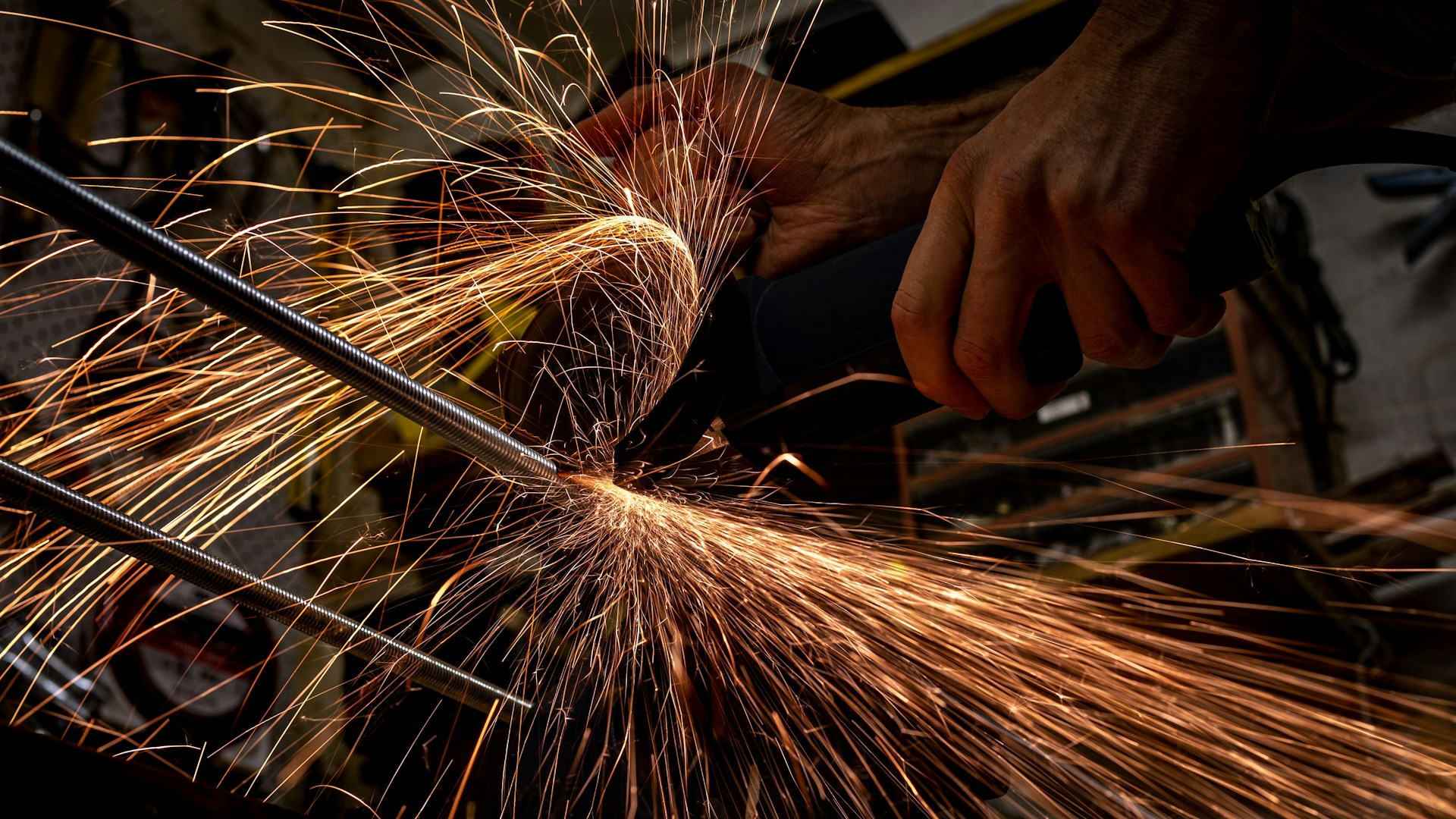 person holding brown and white fireworks