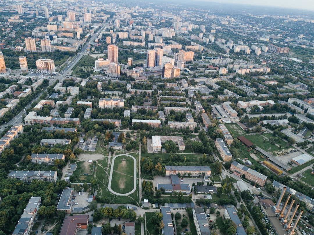 aerial view of city buildings during daytime