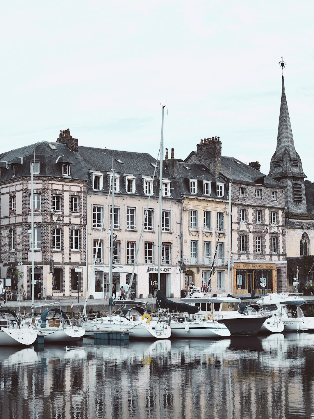 photo of Port of Honfleur Town near Musée de la Marine