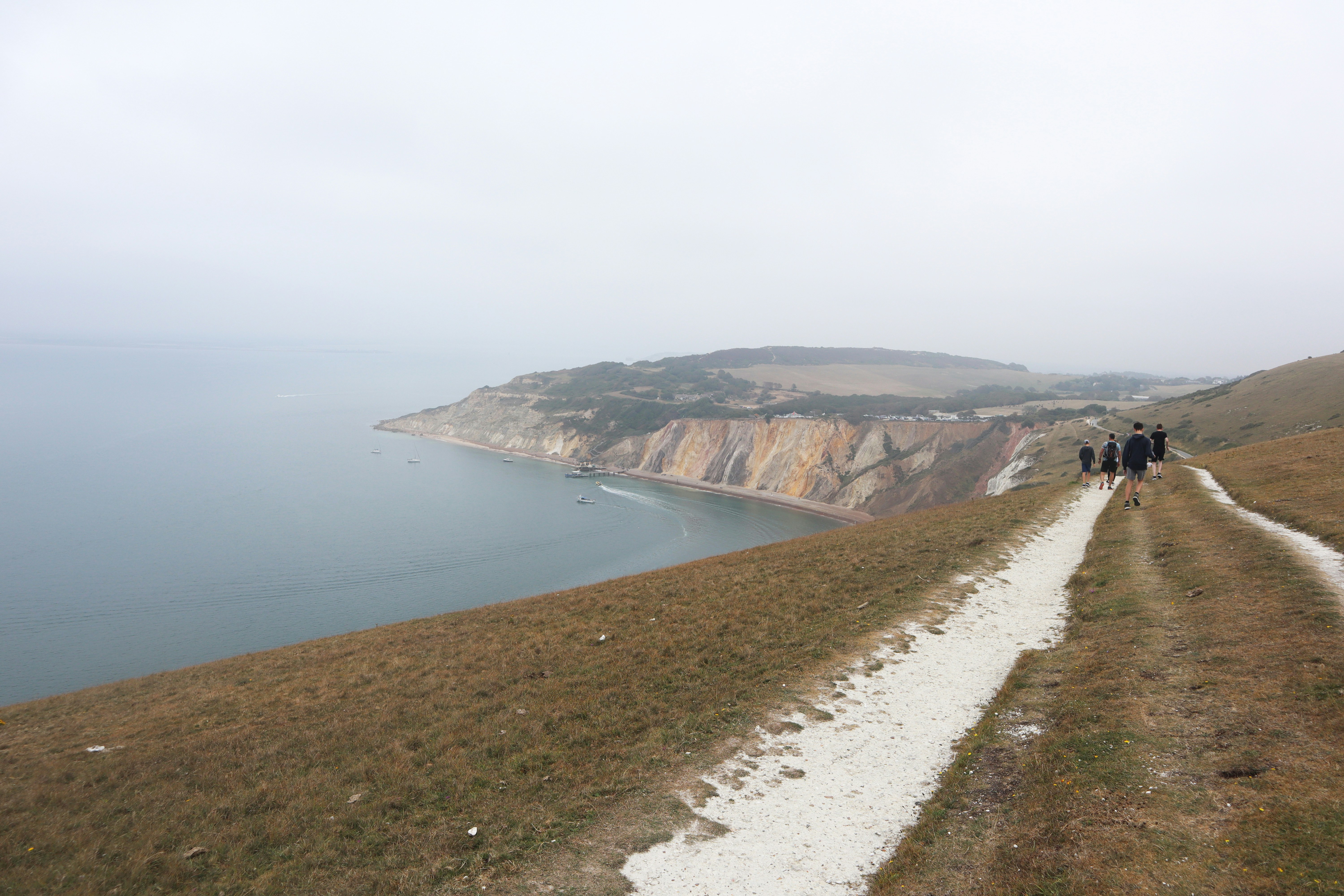 Hiking coastal path Isle of Wight