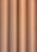A close-up of vertical, rust-colored corrugated metal sheets displaying a textured and weathered surface.