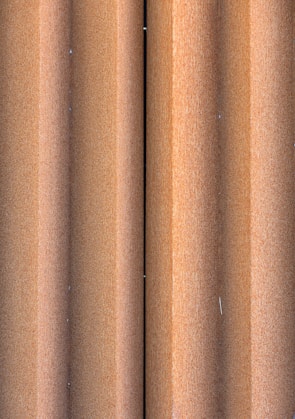 Close-up of metal sheets ready for delivery.