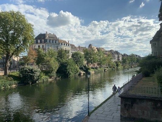 Body of water near green trees and buildings during daytime — Strasbourg, France