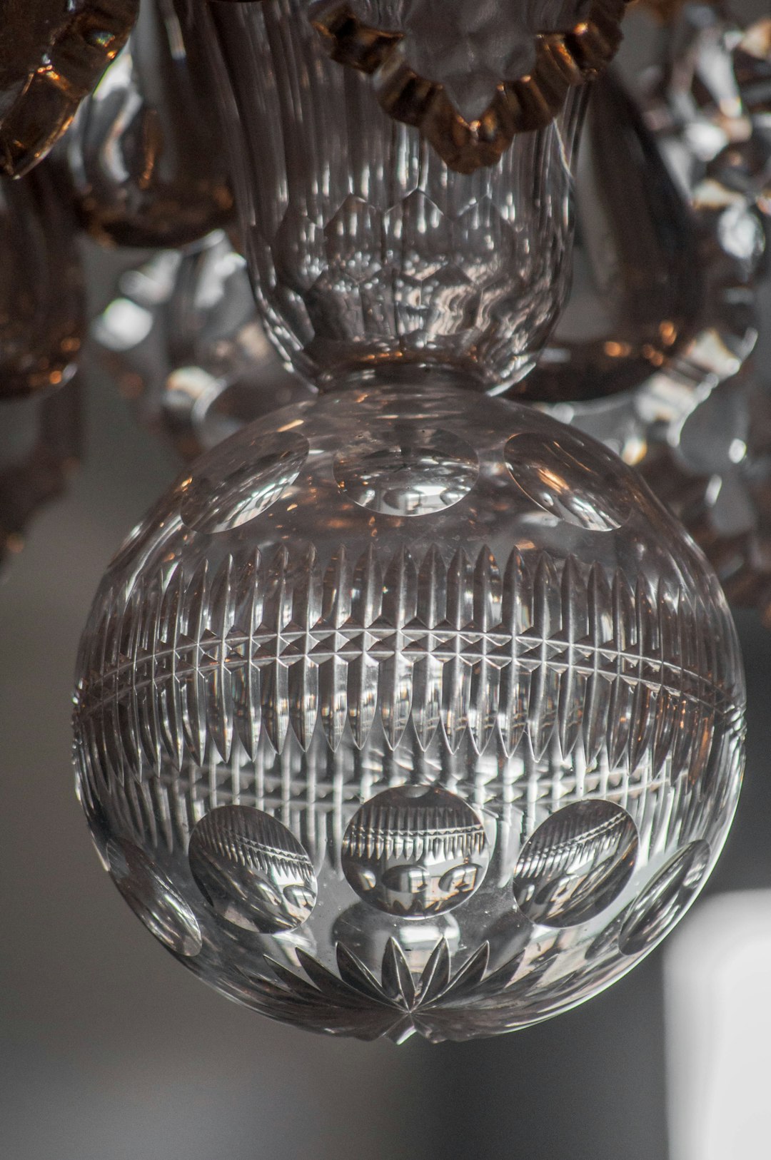 clear glass ball with water droplets