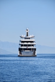 white and black ship on sea during daytime
