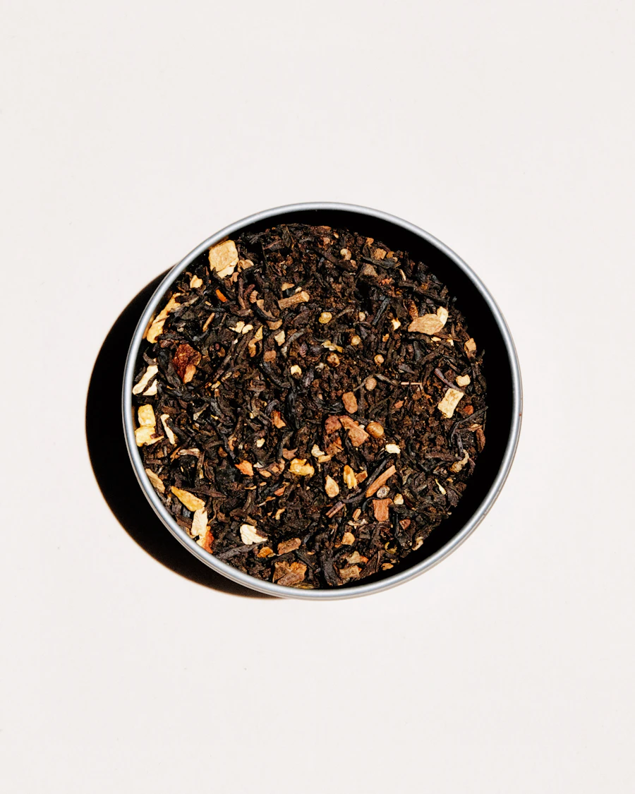 A tin of single-garden tea