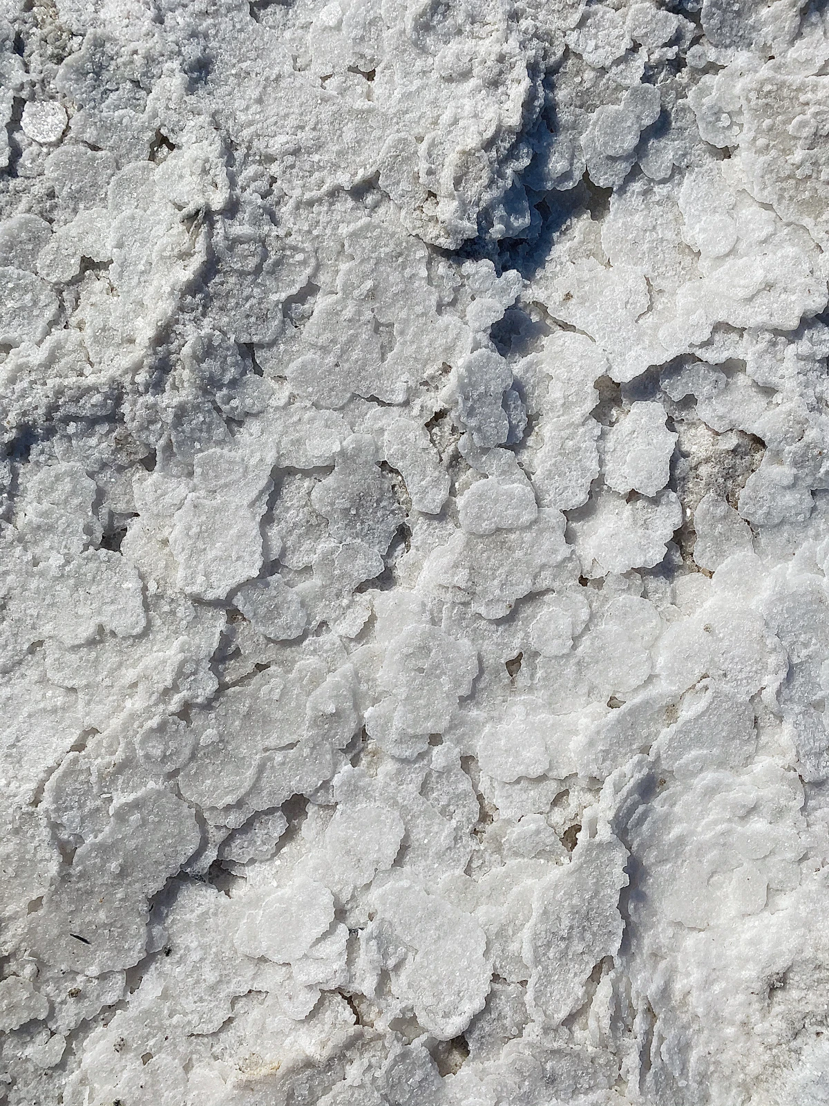 Cool tones, mineral surface